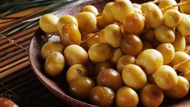 فوائد البلح الأصفر،