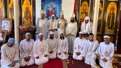 إيبارشية بني مزار تحتفل بعيد القديس حبيب جرجس