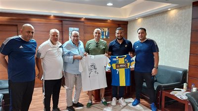 المقاولون العرب يستقبل وفد نادي سبيرانزا الياباني