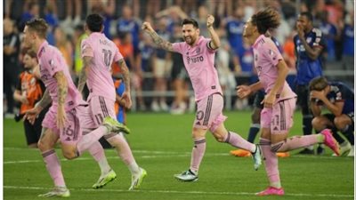  يقترب من لقبه الثاني، ميسي يقود إنتر ميامي للفوز على سينسيناتي 