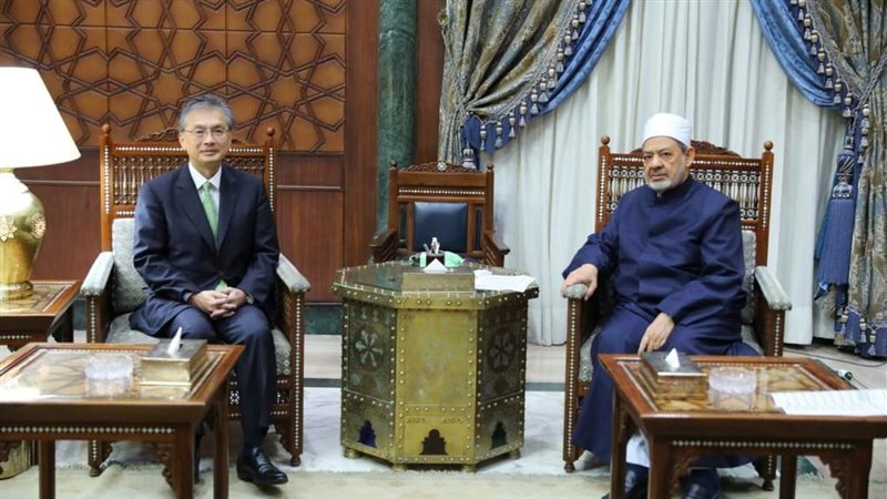 شيخ الأزهر والسفير
