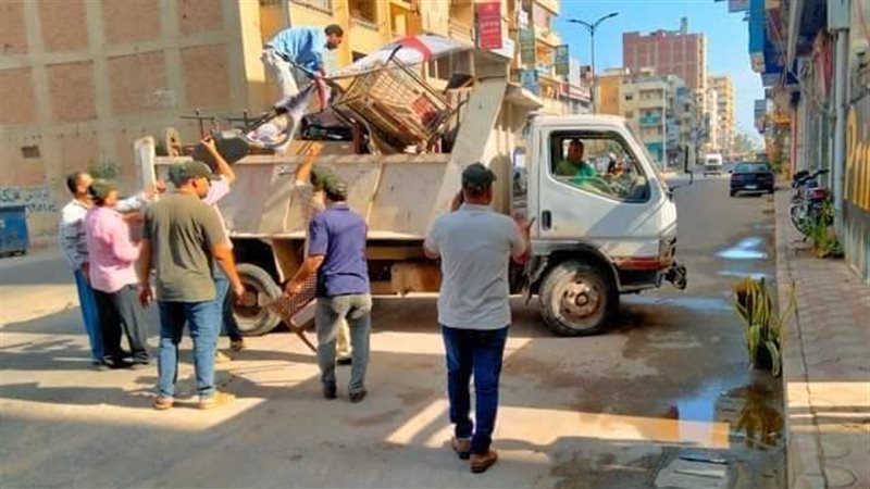 رفع 2400 طن قمامة
