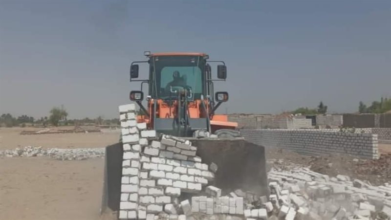 جانب من تنفيذ الإزالة،