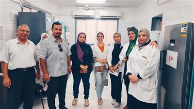فريق الصحة المهنية يتفقد مستشفى ميت غمر بالدقهلية