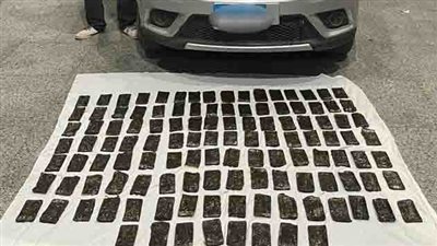 كمين يسقط عنصرا إجراميا بحوزته 120 طربة حشيش داخل سيارة 