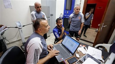 قياسات طبية وبدنية للاعبي الأهلي (صور) 