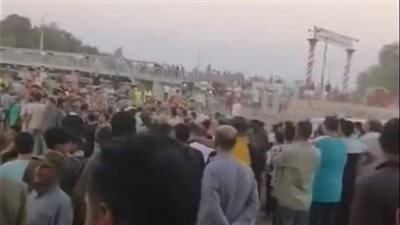 انتشال جثمان شاب غرق في الرياح العباسي بالغربية