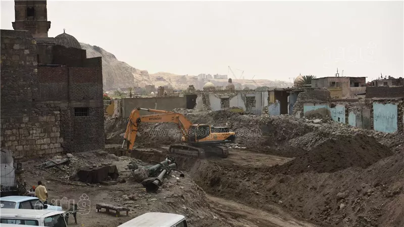 هدم المقابر في منطقة