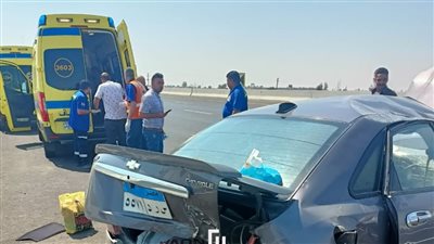 إصابة 13 شخصا بالطريق الصحراوي الغربي والشرقي بالمنيا (تفاصيل)