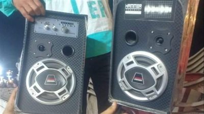 حي العجمي يكافح الإزعاج ويتحفظ على 40 سماعة ومكبر صوت (صور)