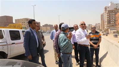 محافظ الجيزة يتابع أعمال طلاء واجهات العقارات المطلة على الدائري (صور)