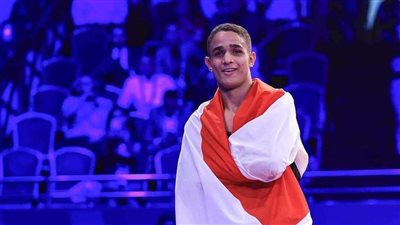 ميدالية ذهبية للاعب المؤسسة العسكرية الرياضية في بطولة العالم للمصارعة الرومانية 