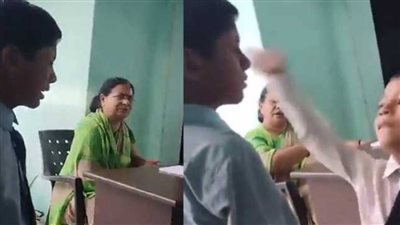 اضربوه بشدة، تحرك رسمي ضد معلمة هندية أمرت طلابا بالتناوب على صفع زميلهم المسلم (فيديو)