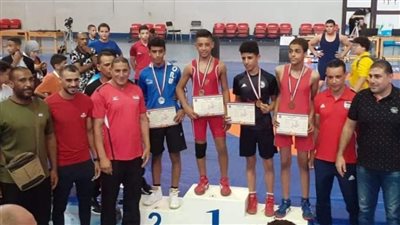 حصول البطل الأوليمبي بالأقصر على الميدالية الفضية ببطولة الجمهورية للمصارعة الحرة