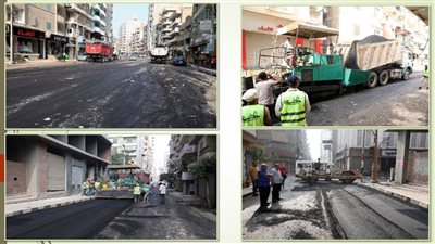 محافظ الشرقية يتابع خطة الرصف بالزقازيق 