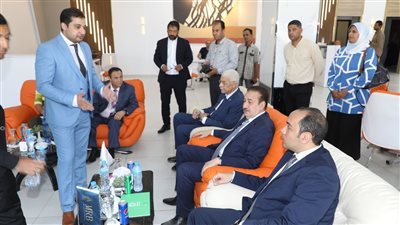  محافظ المنوفية ورئيس الجامعة يتفقدان المنطقة اللوجستية التجارية ببركة السبع 