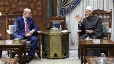 الطيب يبحث مع قاضي قضاة فلسطين تعزيز دعم الأزهر العلمي للشعب الفلسطيني 