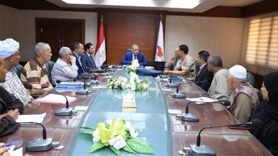 محافظ سوهاج يعقد اجتماعا لمناقشة الموقف التنفيذي لمحور المراغة ساقلتة 