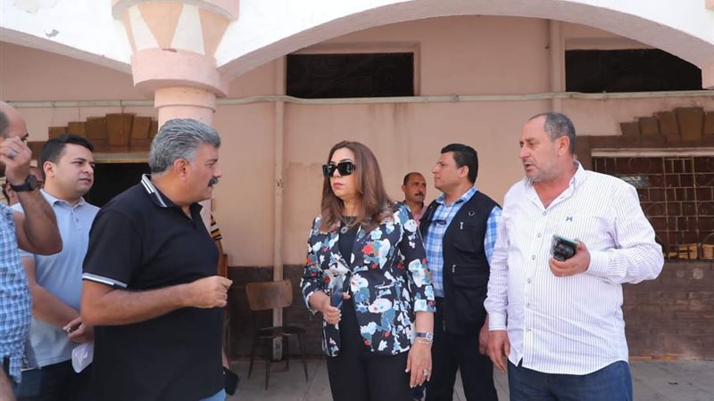محافظ دمياط خلال