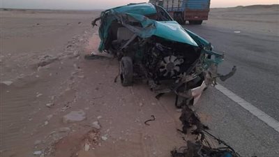 مصرع وإصابة 3 أشخاص بحادث مروري في الوادي الجديد