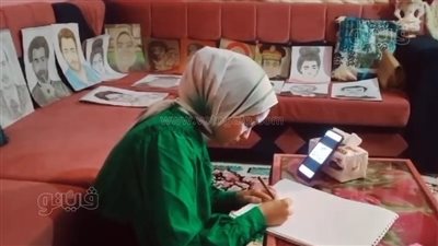 الطفلة المعجزة، ندى من ذوي الهمم ترسم أشهر الشخصيات ببراعة (فيديو)