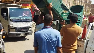 رفع الإشغالات والتعديات خلال حملات مكبرة ببولاق الدكرور (صور)