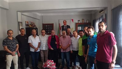 وكيل شباب الدقهلية تكرم فريق تنس الطاولة لحصوله على المركز الأول بمدينة بورسعيد