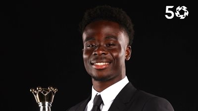 بوكايو ساكا أفضل لاعب في استفتاء رابطة المحترفين الإنجليزية