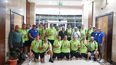 في أولى مشاركاته الخارجية، نادي البنك الأهلي يحصد برونزية البطولة العربية لكرة اليد