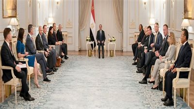 السيسي يستعرض مع وفد الكونجرس جهود مكافحة الإرهاب وتعزيز حقوق الإنسان والمواطنة
