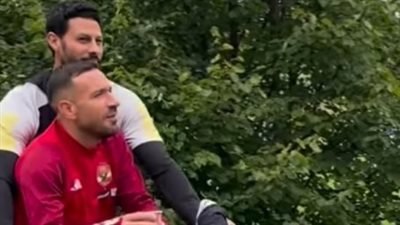 لاعبو الأهلي بالدراجات في معسكر النمسا (فيديو)