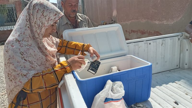 ضبط لحوم مذبوحة خارج