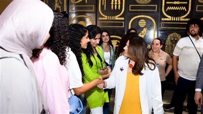 سها جندي: مصر تبذل جهودا جبارة في التنمية، والمتحف المصري الكبير صرح عالمي