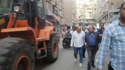رفع 1200 حالة إشغال وفتح 3 جراجات مغلقة أسفل العقارات بشوارع الطالبية (صور)