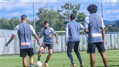 الأهلي يخوض مرانه الرابع بمعسكر النمسا (صور)