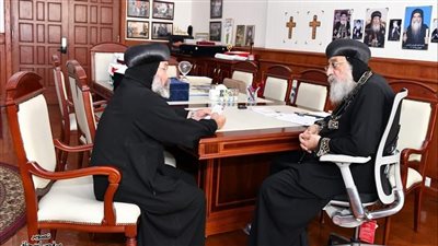 البابا تواضروس يتلقى تقريرا عن الخدمة في إيبارشية المنصورة