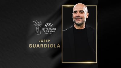 جوارديولا يفوز بجائزة أفضل مدرب في أوروبا