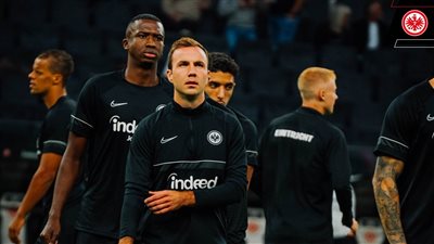 آينتراخت فرانكفورت يتعادل سلبيا مع ليفسكي صوفيا في الشوط الأول بمشاركة مرموش