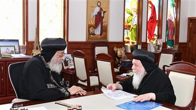 البابا تواضروس يتلقى تقريرا عن إيبارشية ملوي