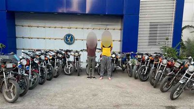 ضبط تشكيل عصابي سرق 18 دراجة نارية في الدقهلية 