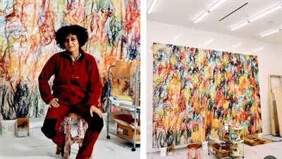 صحيفة أمريكية تحتفي بفنانة مصرية، تحارب العقلية الذكورية بالإبرة والخيط