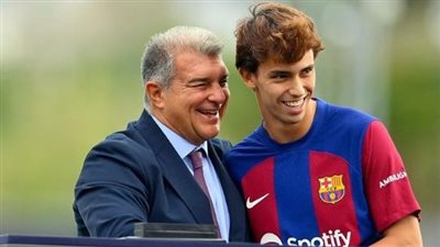 لابورتا عن انضمام فيليكس، يوم مهم لبرشلونة وتعاقدنا مع لاعب موهوب