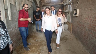 وزيرة الثقافة تتفقد مشروع مبنى مستشفى أكاديمية الفنون بالهرم (صور)