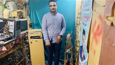 «حمد» طالب منياوي يصنع تكييف تكلفته 500 جنيه.. ويؤكد: غلاء الأسعار سبب اختراعي (فيديو) 