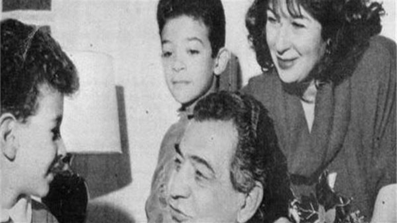 محمود الجوهري وزوجته،