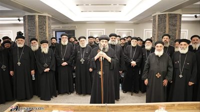 الأنبا فيلوباتير يترأس الاجتماع الدوري لكهنة أبو قرقاص