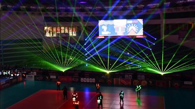 الكرة الطائرة، إشادة واسعة بحفل افتتاح البطولة الأفريقية