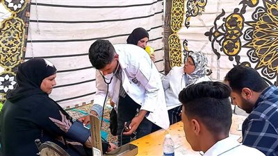 الكشف على 470 مواطنا ضمن القافلة السكانية بمركز الدلنجات في البحيرة