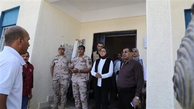 نائب محافظ الوادي الجديد تتابع التشطيبات النهائية بمقر معهد اللغات ومركز السيطرة