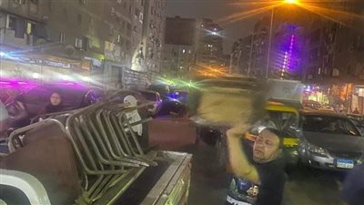  رفع إشغالات وتعديات ومخالفات مقاهي ترعة بشتيل بالوراق (صور)